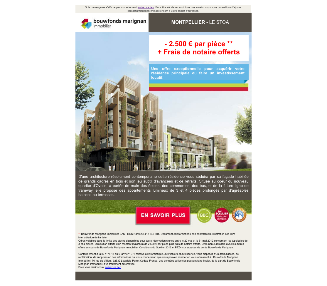 Montpellier - Le Stoa - Bouwfonds Marignan Immobilier