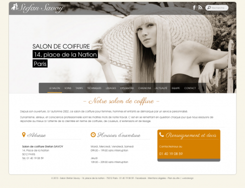 Savoy Accueil desktop